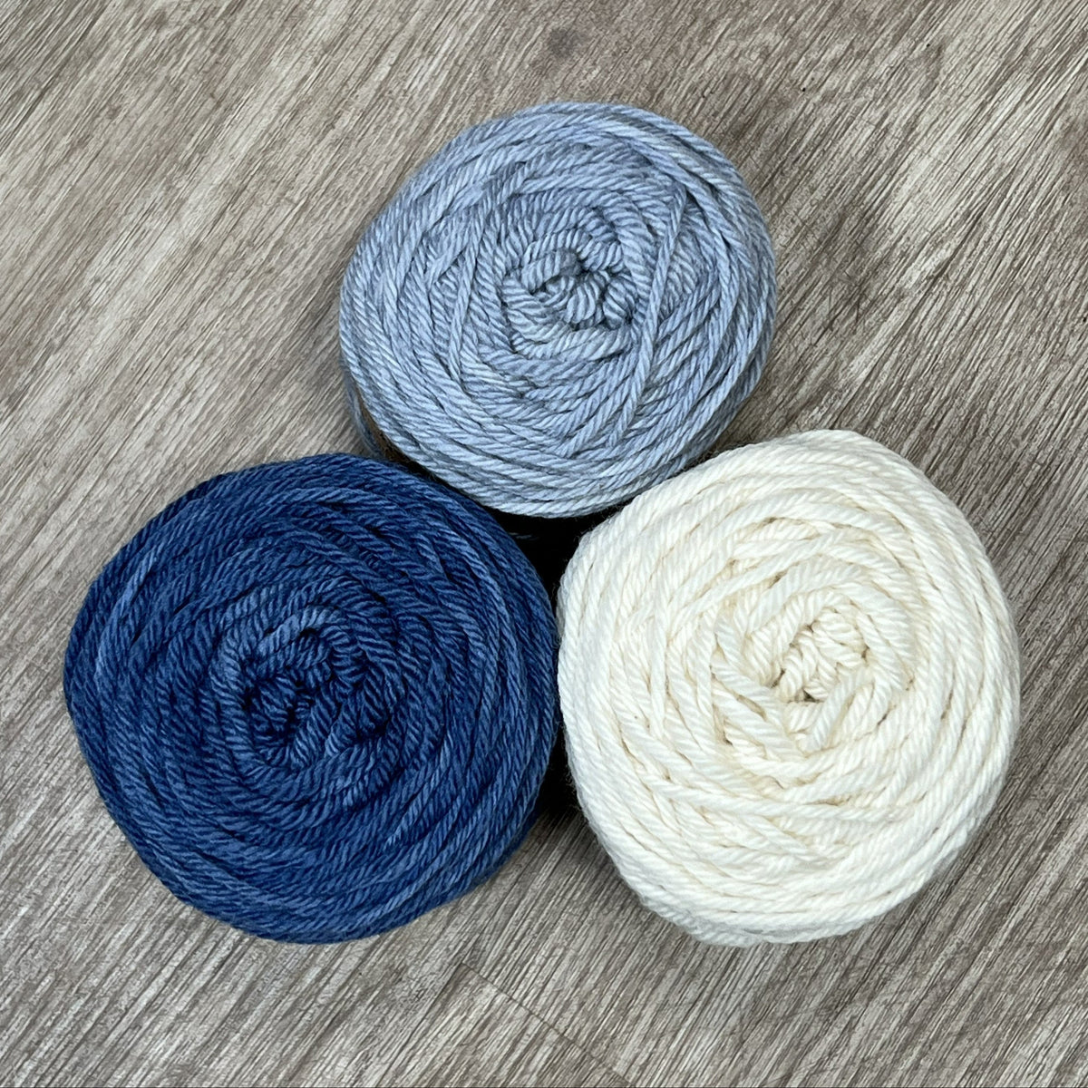 Lana merino combinacion mar