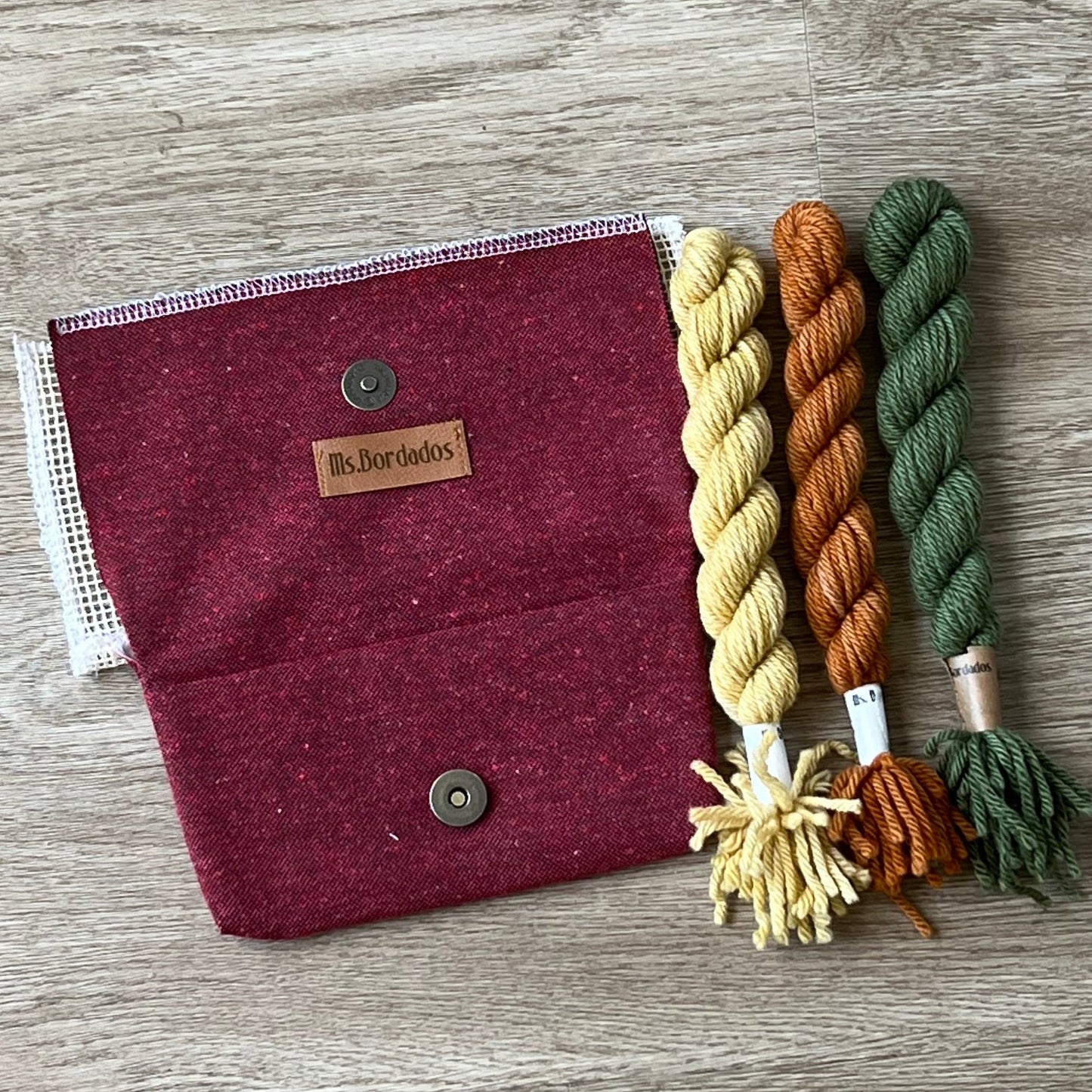 Portalentes rojo Lanas tierra