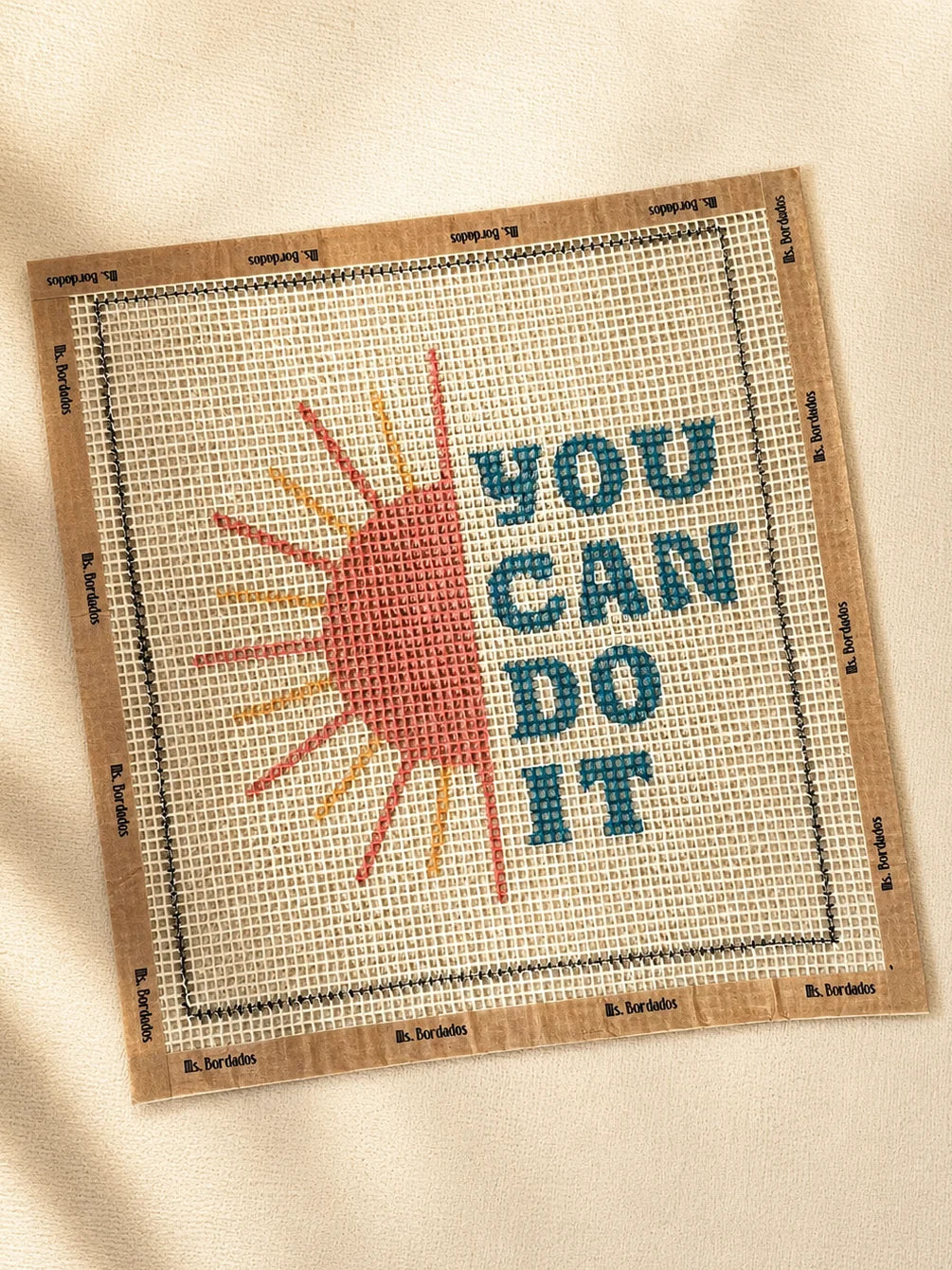 Canamazo Ilustrado Sol Para Bordar Ms Bordados