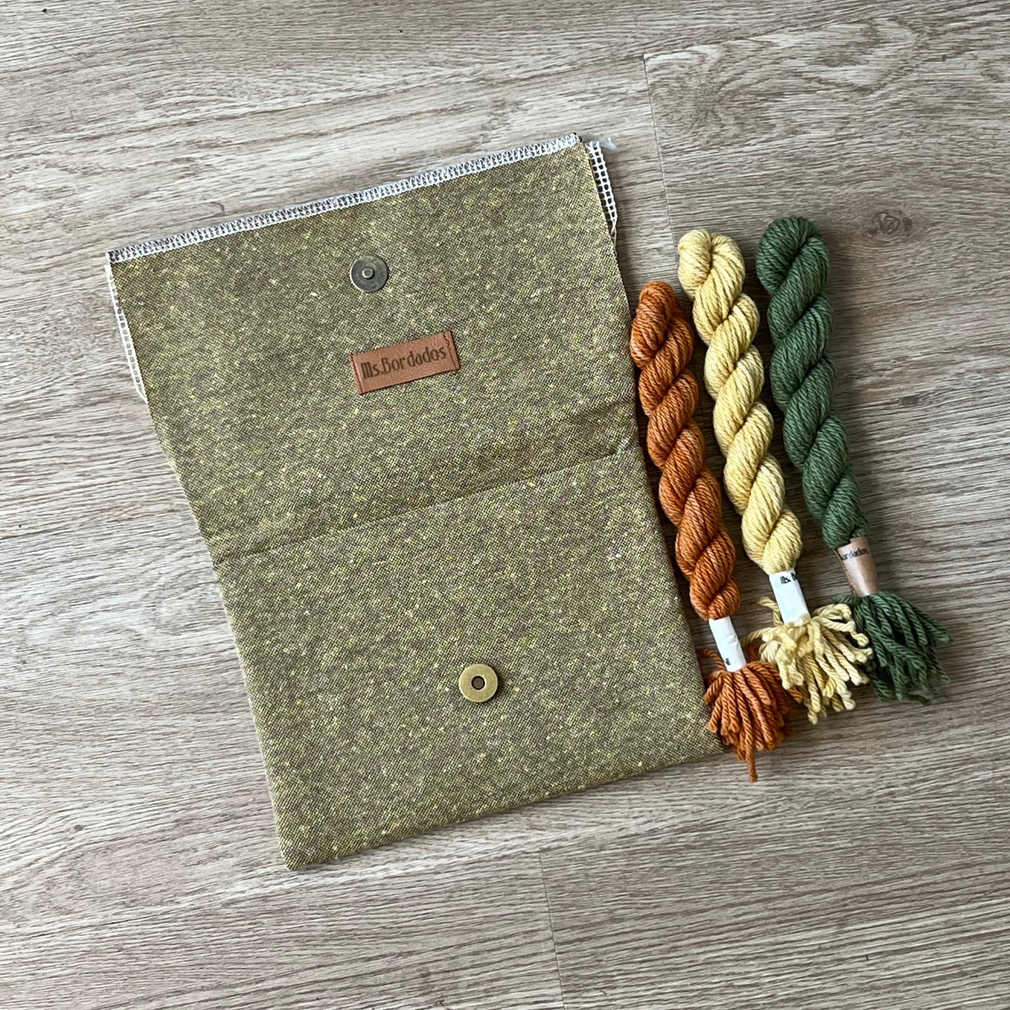 Bolsito amarillo Lanas tierra