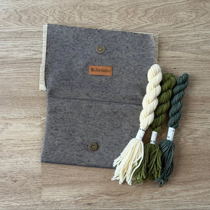 Bolsito azul Lanas selva