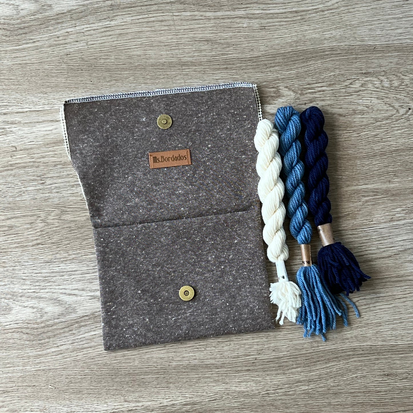 Bolsito beige Lanas mar