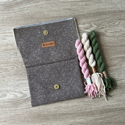 Bolsito beige Lanas pastel