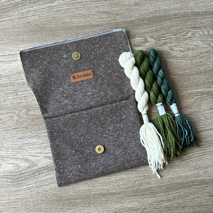 Bolsito beige Lanas selva