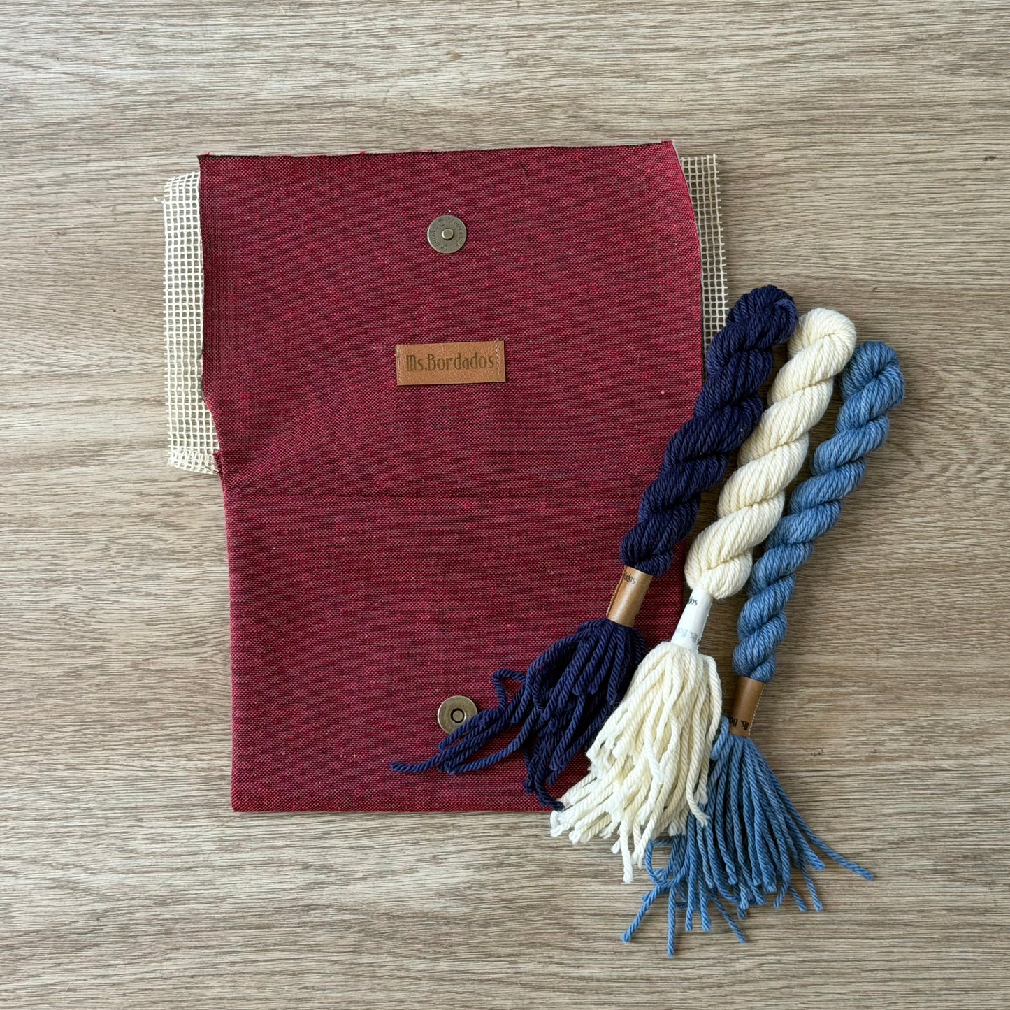 Bolsito rojo Lanas mar