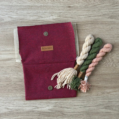 Bolsito rojo Lanas pastel