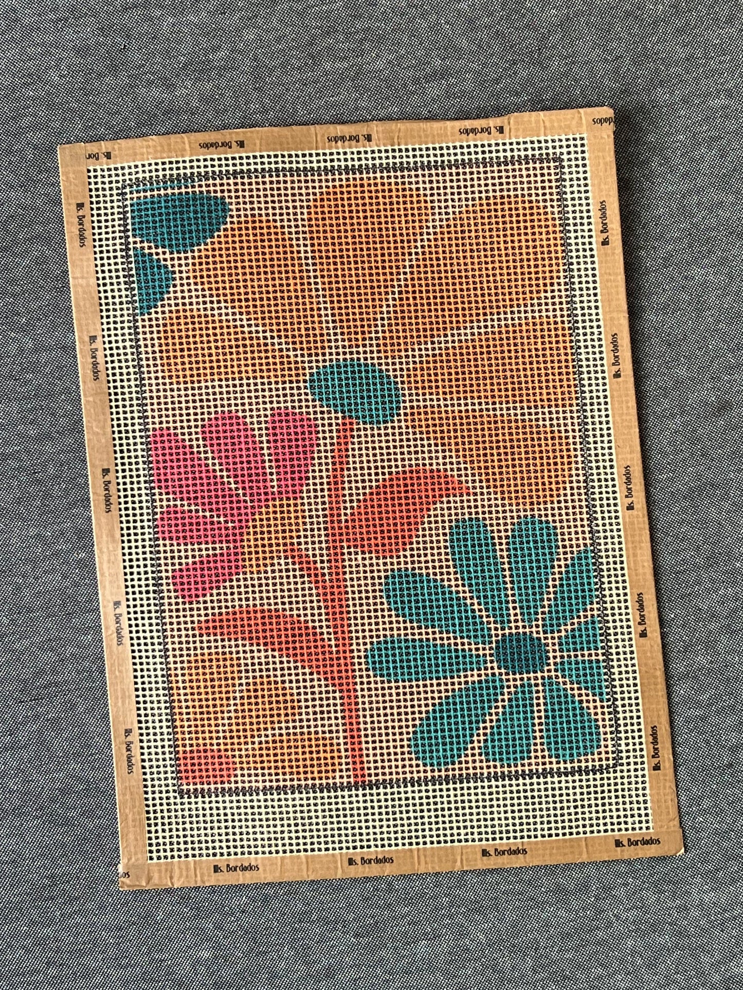 Cañamazo dibujado Cabarita