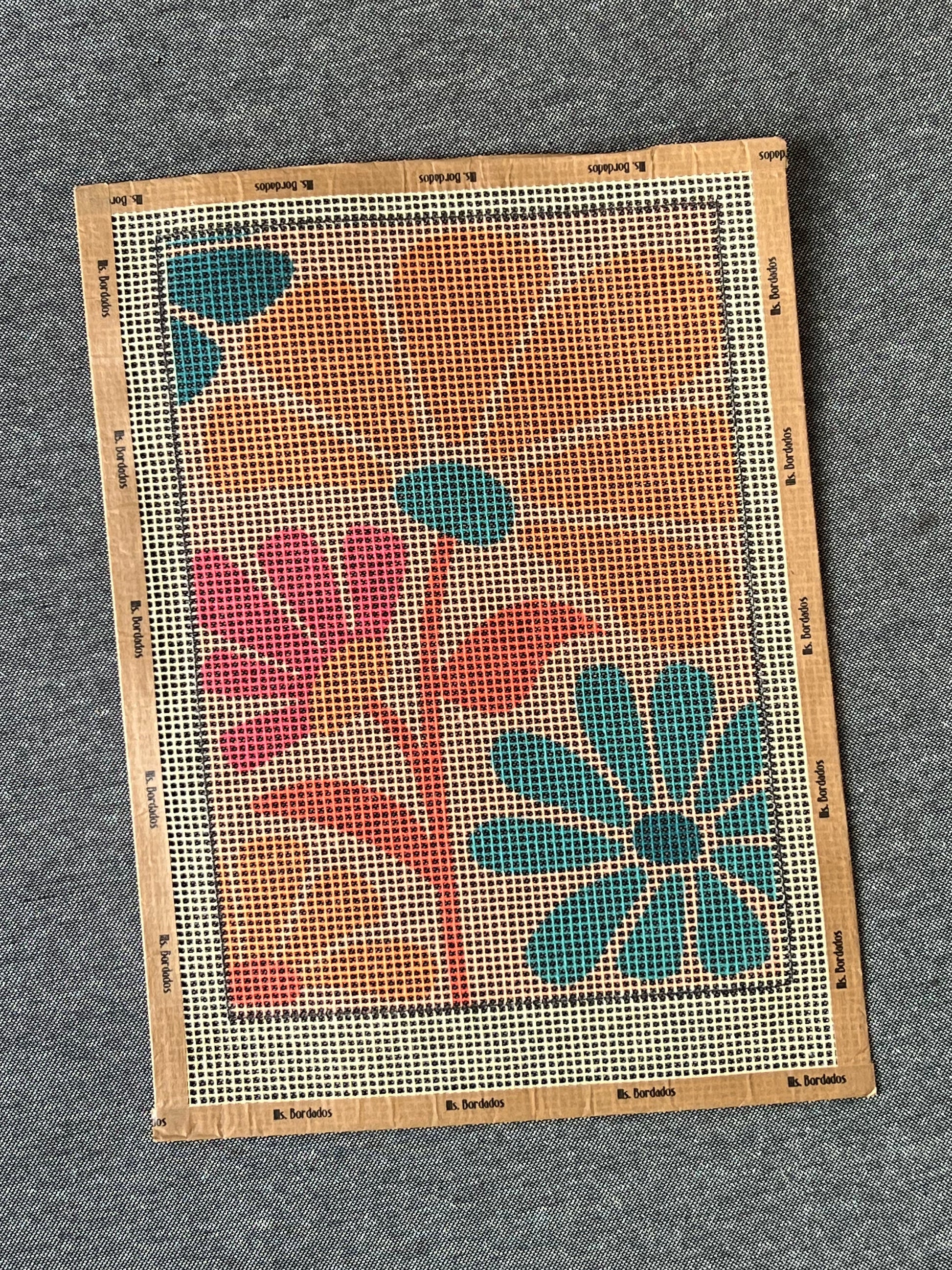 Cañamazo dibujado Cabarita