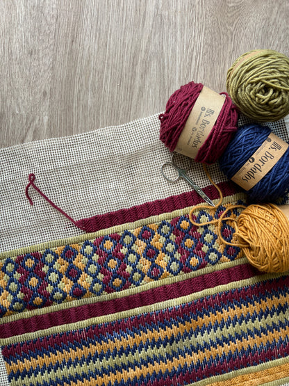 Curso Online "Explorá el Arte de Cañamazo" con Kit