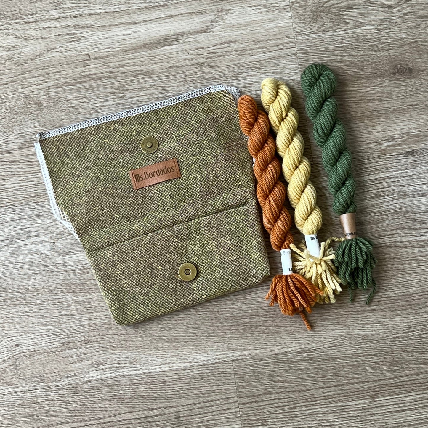 Portalentes amarillo Lanas tierra