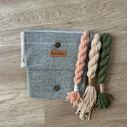 Portalentes gris Lanas pastel