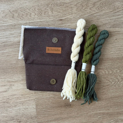 Portalentes marrón Lanas selva