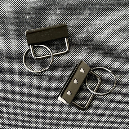 Punteros de llavero de metal gris 