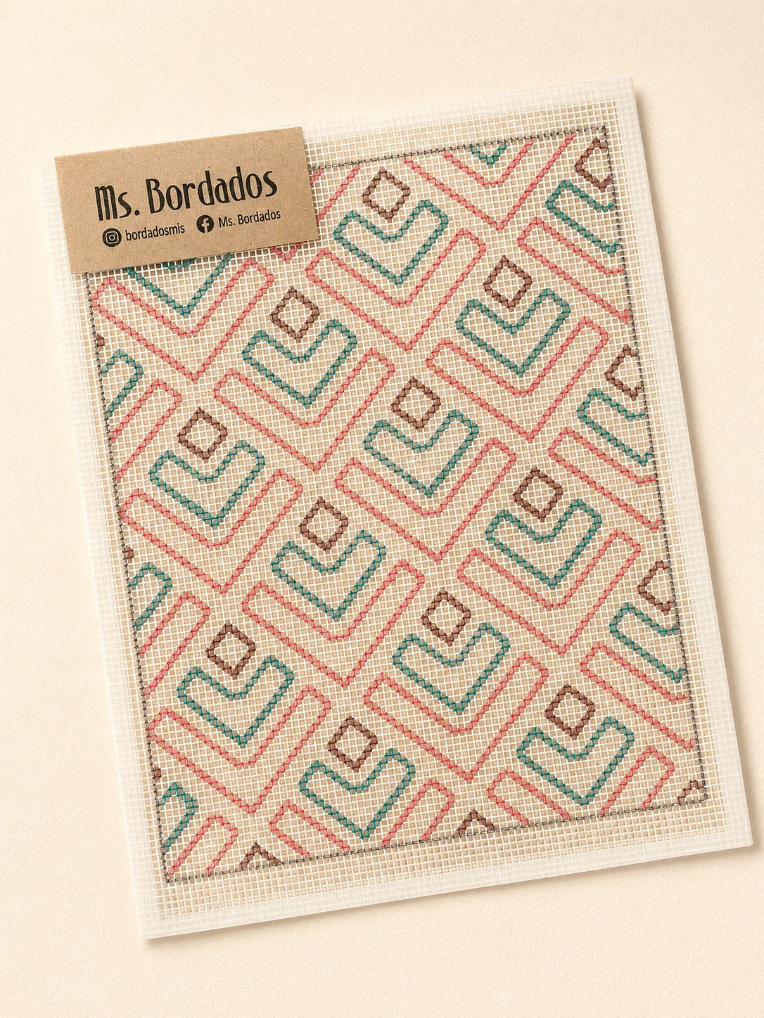 Canamazo Dibujado Aveiro Para Bordar Ms Bordados 2