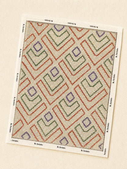Canamazo Dibujado Aveiro Para Bordar Ms Bordados