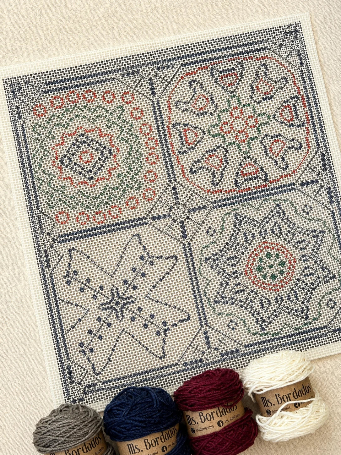 Canamazo Dibujado Estambul Para Bordar Ms Bordados