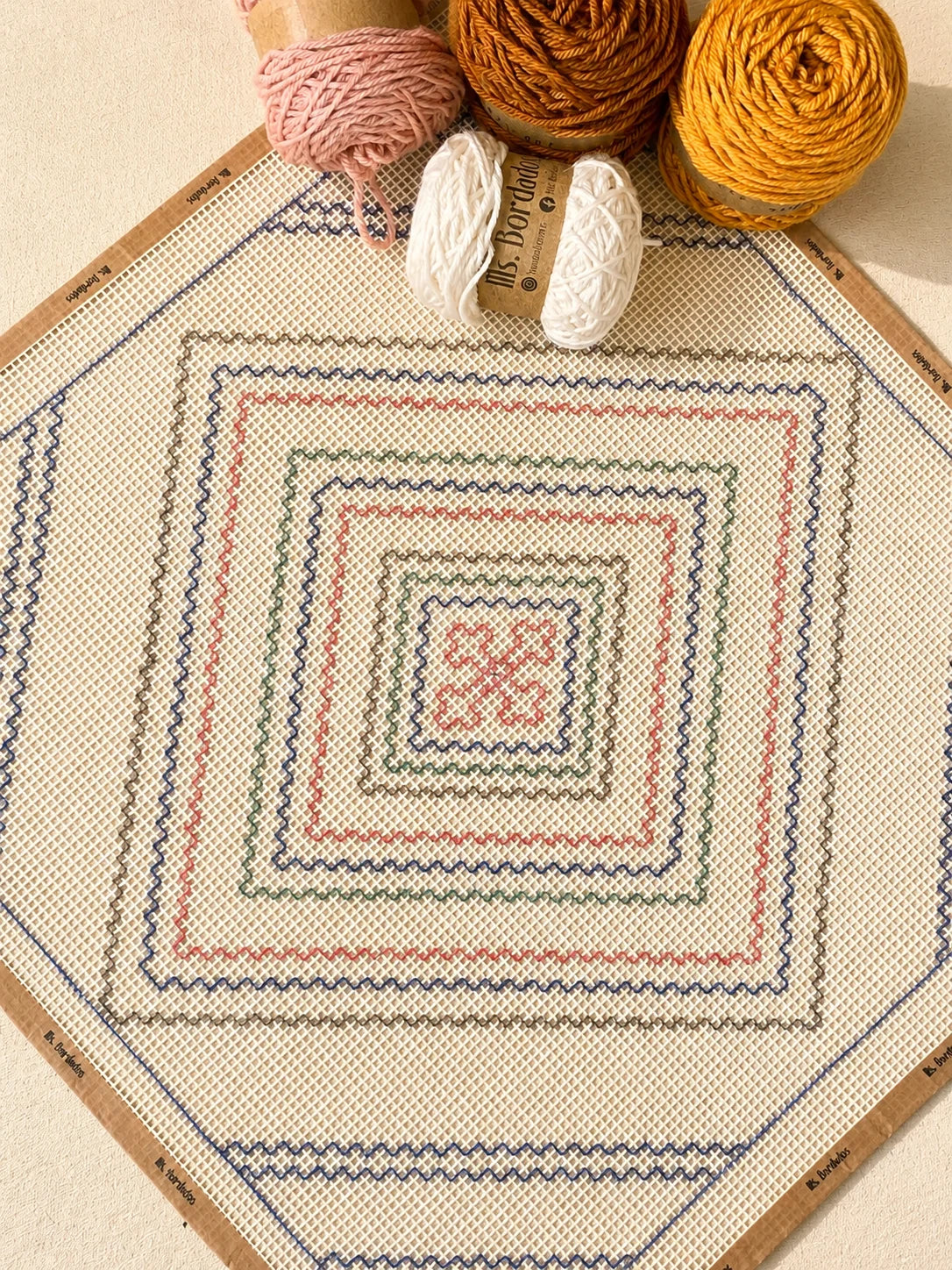 Canamazo Dibujado Jerusalen Para Bordar Ms Bordados