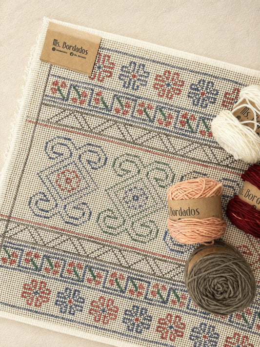 Canamazo Dibujado Medellin Para Bordar Ms Bordados