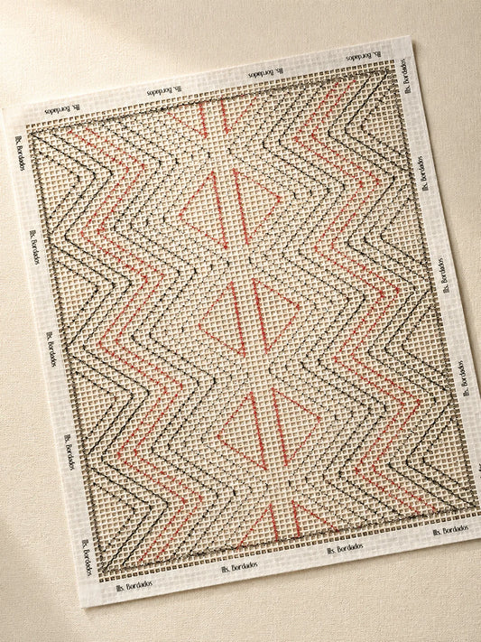 Canamazo Dibujado Monterrey Para Bordar Ms Bordados