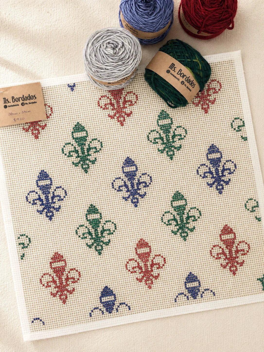 Canamazo Dibujado Paris Para Bordar Ms Bordados