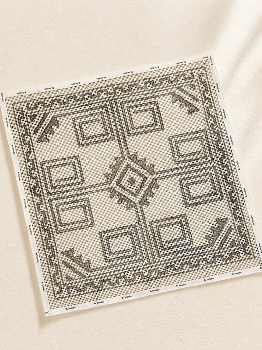 Canamazo Dibujado Puno Medallon Para Bordar Ms Bordados
