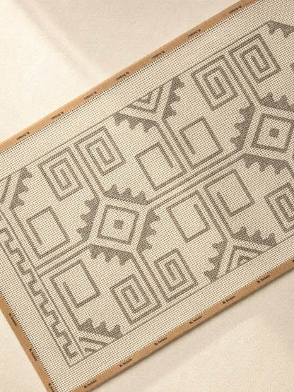 Canamazo Dibujado Sendero Puno Para Bordar Ms Bordados Detalle