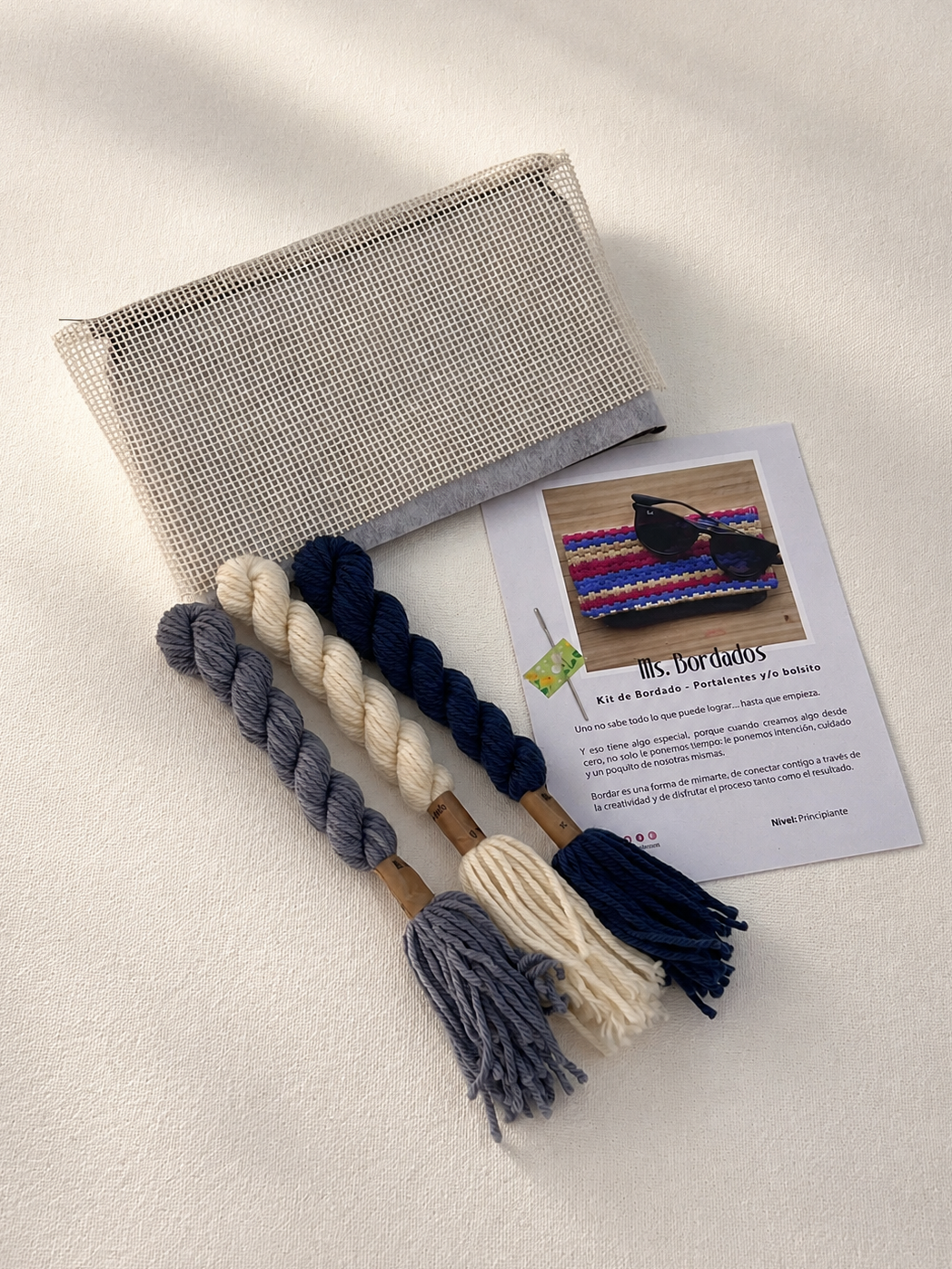 Kit de Bolsito en Cañamazo – Barcelona Mar