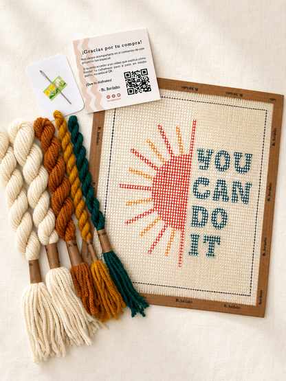Kit de bordado en petit point - Sol