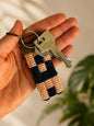 Kit de Bordado en Cañamazo – Llavero Cubos Cute